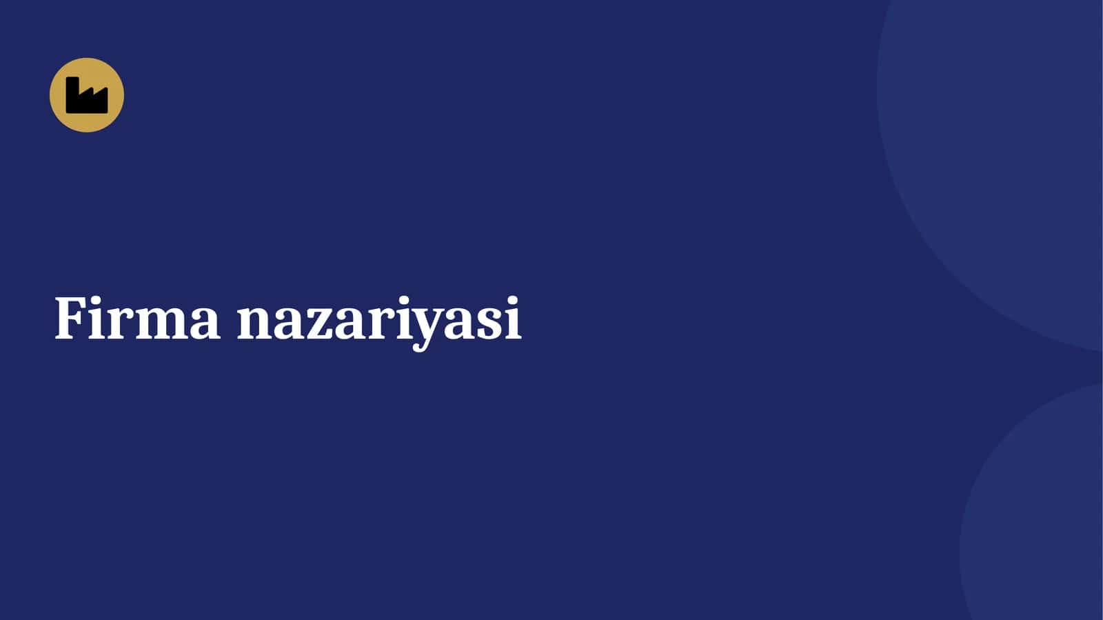 Firmanazariyasi 1