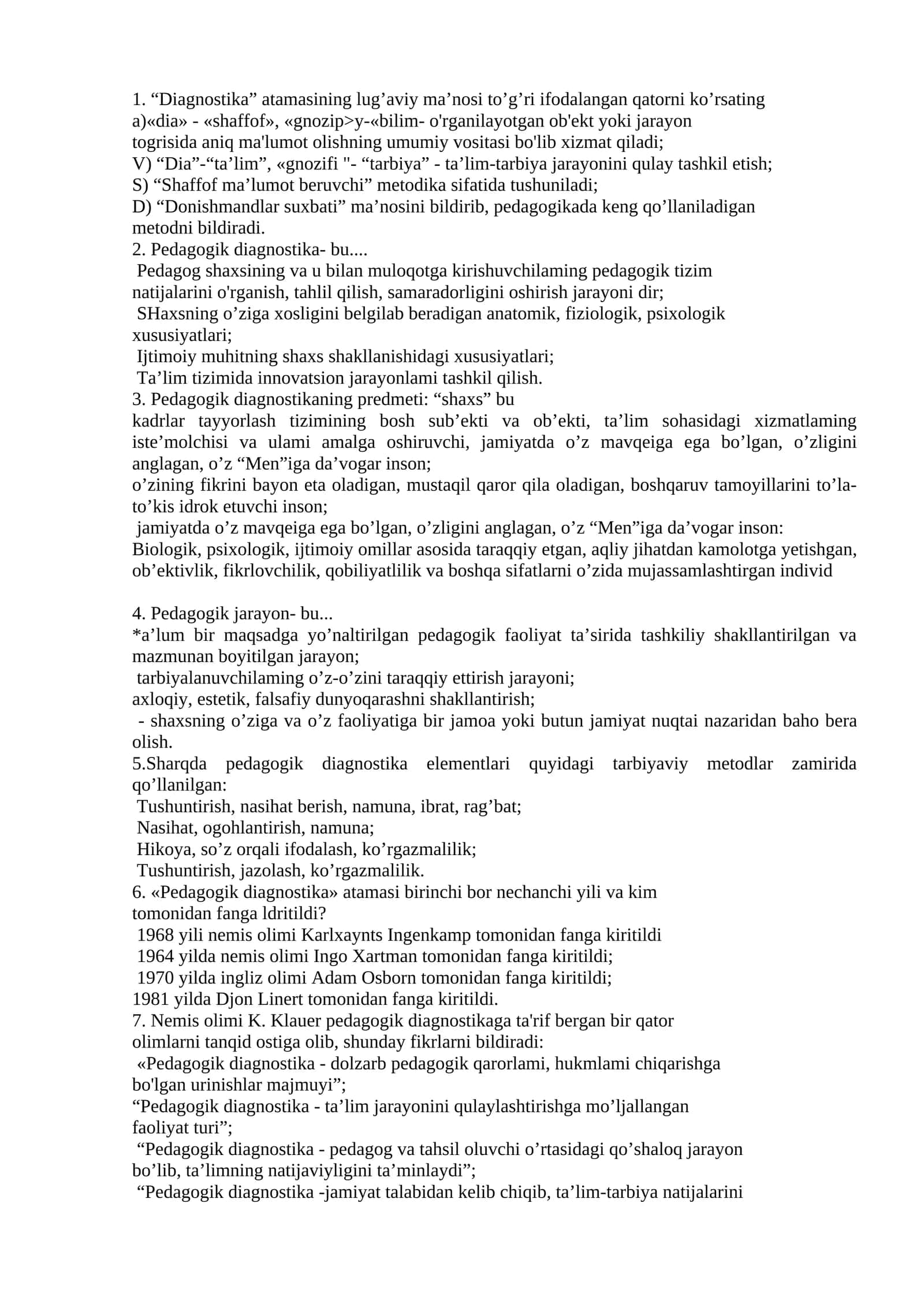 Diagnostika 1