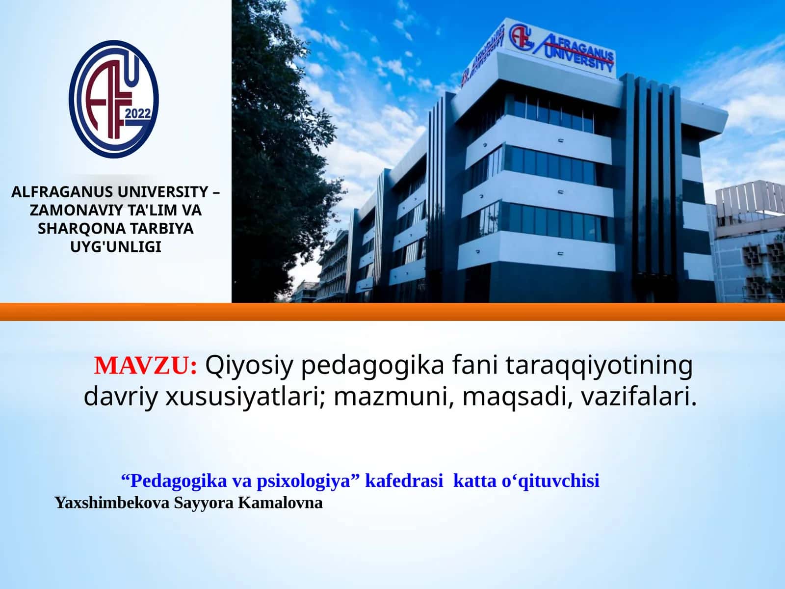 Qiyosiy pedagogika fani taraqqiyotining davriy xususiyatlari; mazmuni, maqsadi, vazifalari 1