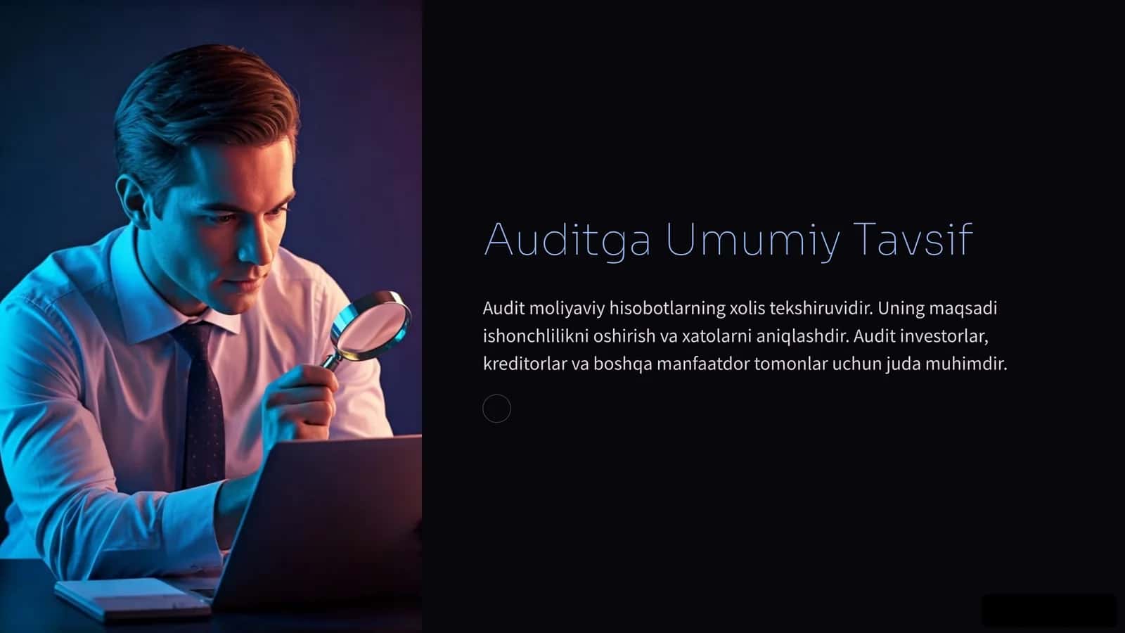 Auditga Umumiy Tavsif 1