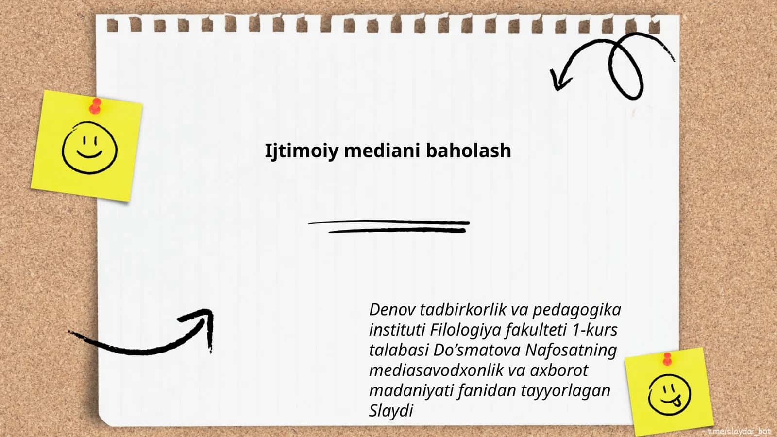 Ijtimoiy mediani baholash 1