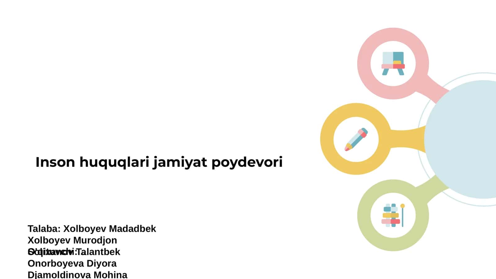 Inson huquqlari jamiyat poydevori 1