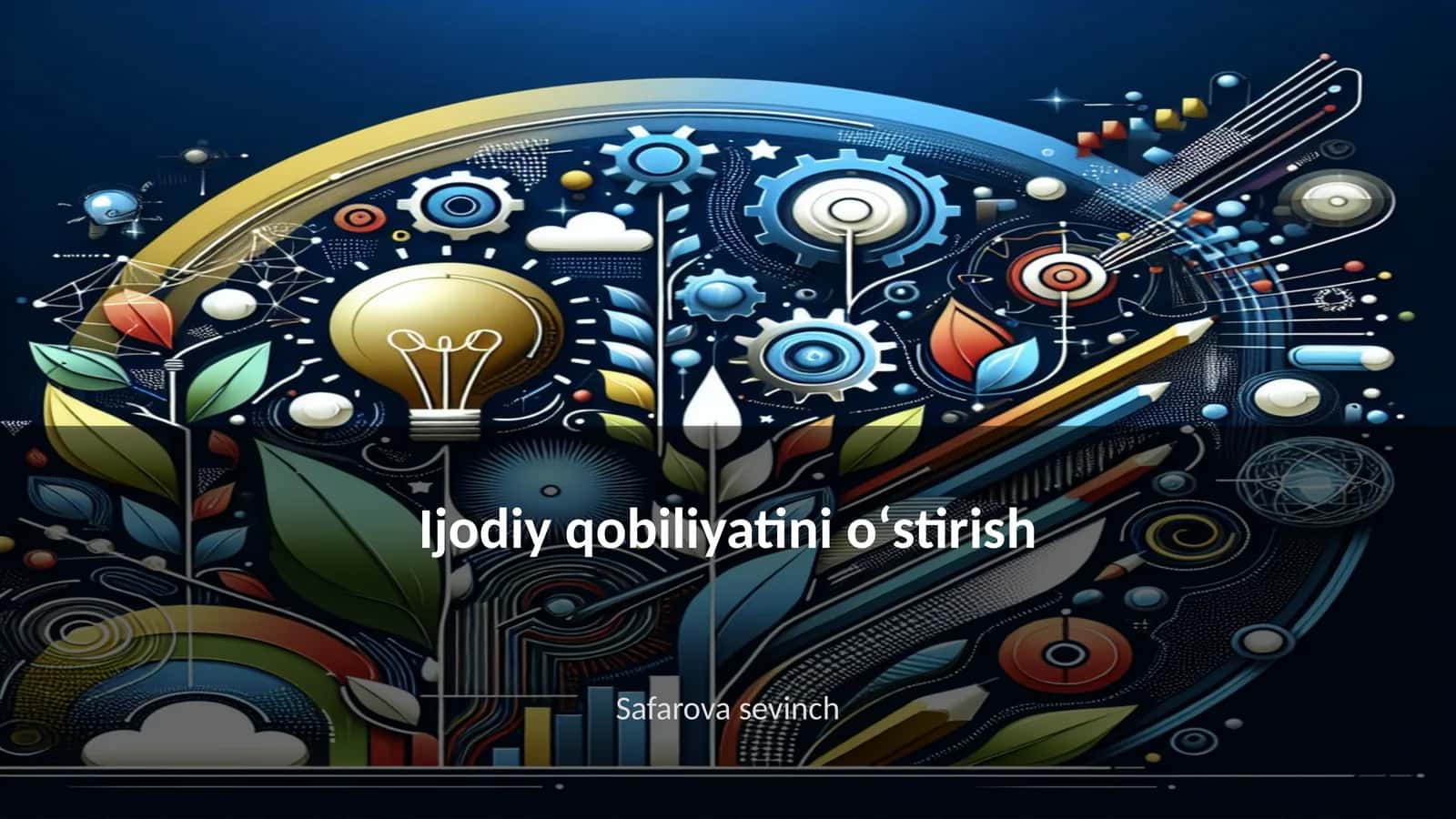 Ijodiy qobiliyatini oʻstirish 1