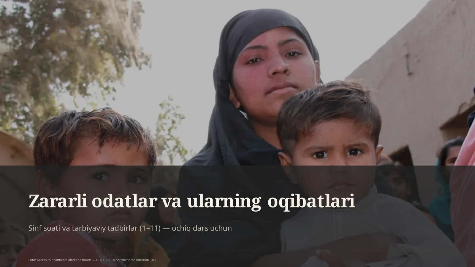 Zararli odatlar va ularning oqibatlari 1