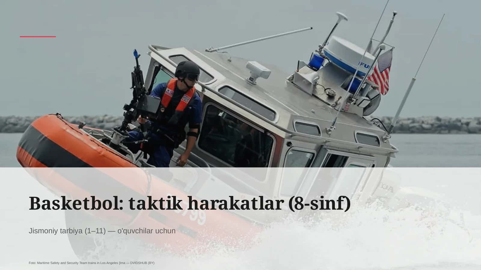 Basketbol: taktik harakatlar (8-sinf) 1