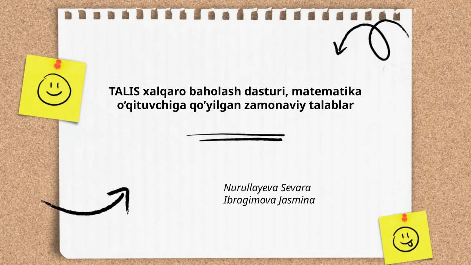 TALIS xalqaro baholash dasturi, matematika o’qituvchiga qo’yilgan zamonaviy talablar 1