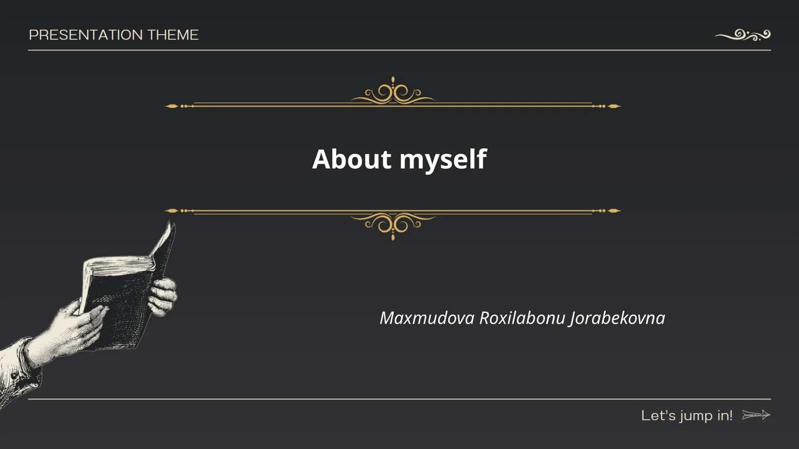 Personal Background 1