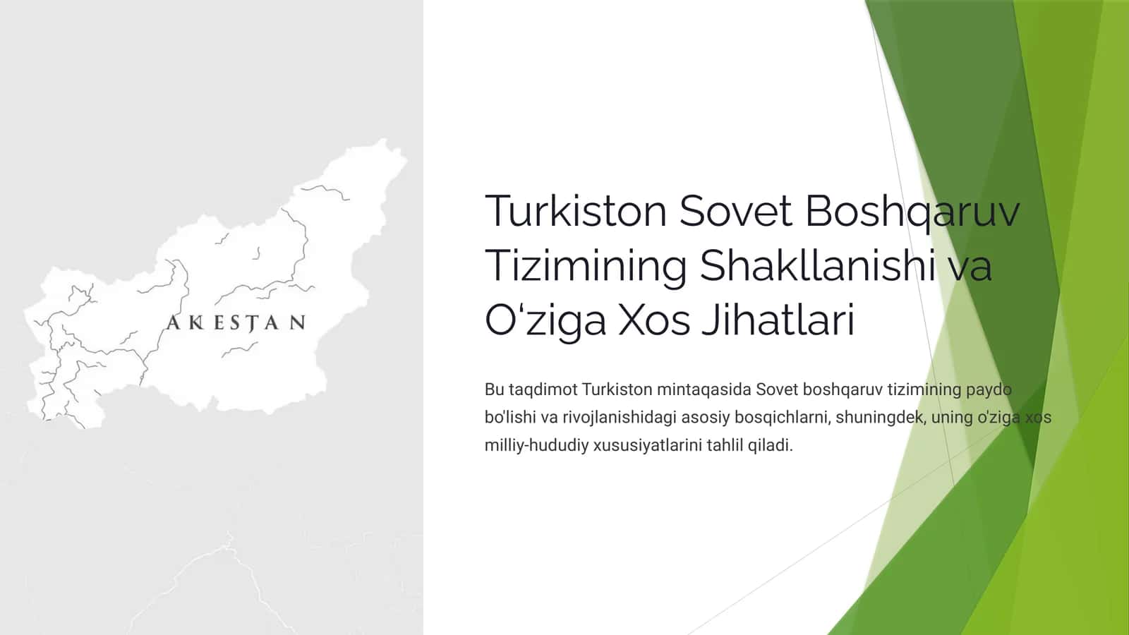 Turkiston Sovet Boshqaruv Tizimining Shakllanishi va O‘ziga Xos Jihatlari 1