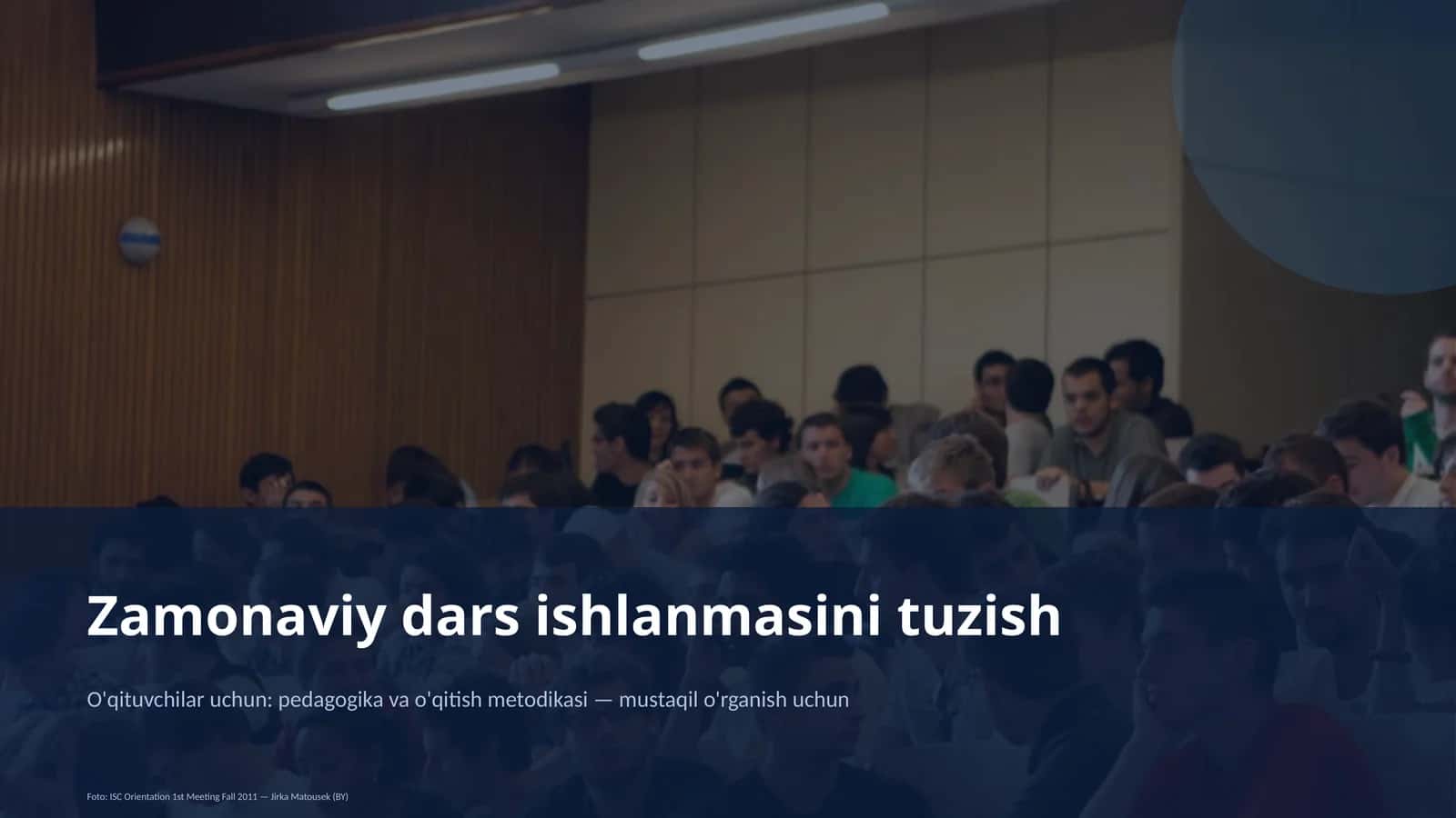 Zamonaviy dars ishlanmasini tuzish 1
