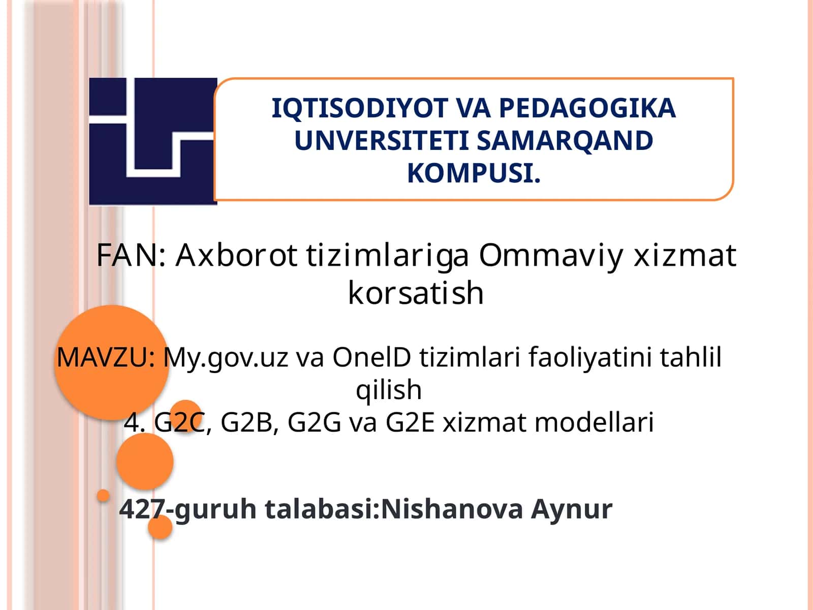 My.gov.uz va OnelD tizimlari faoliyatini tahlil qilish 1