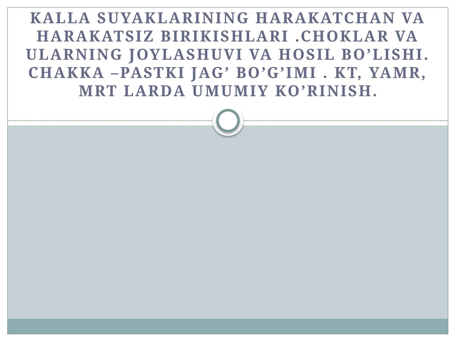 Kalla suyaklarining birikishi va birlashuvi 1