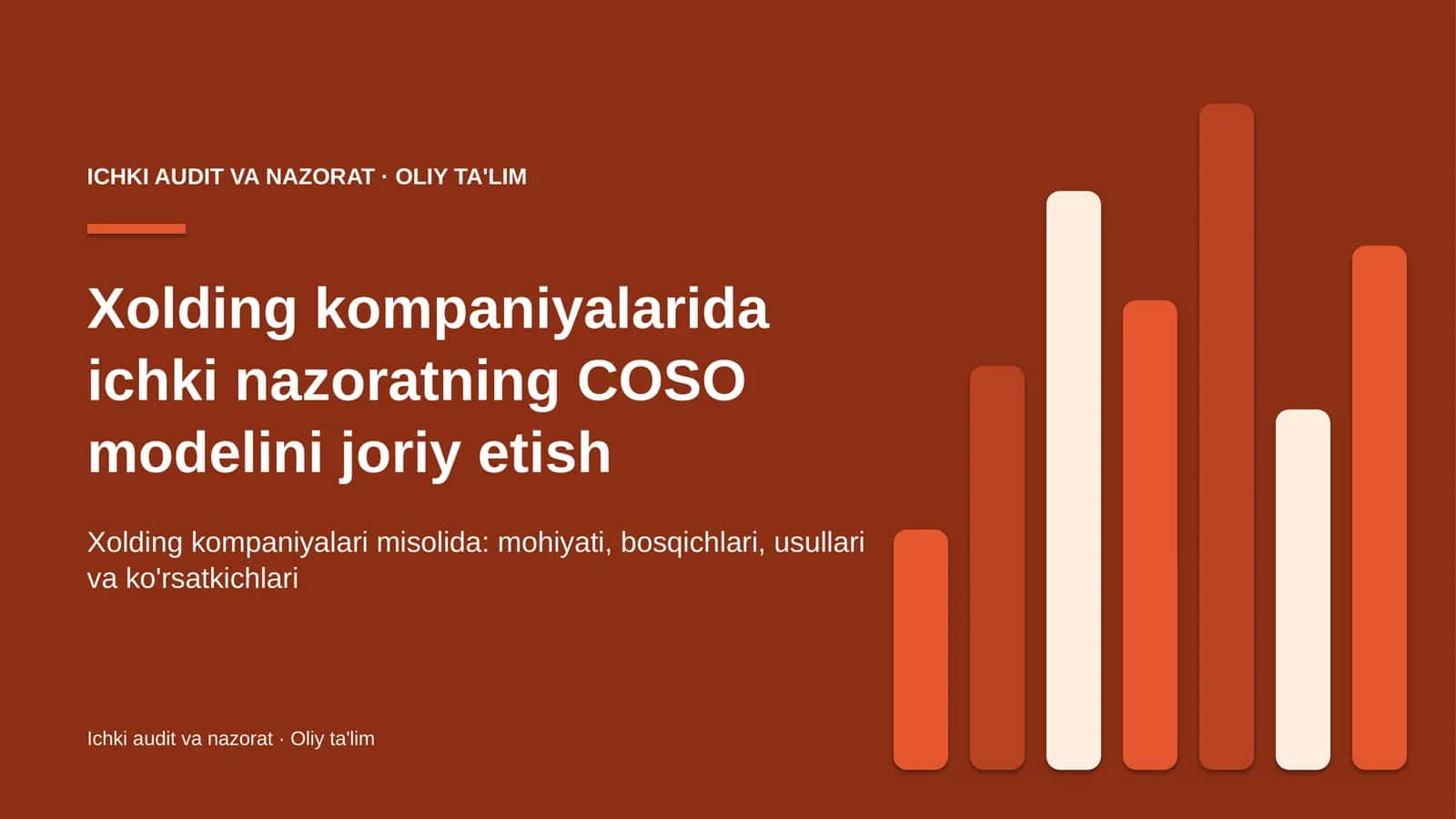 xolding kompaniyalarida ichki nazoratning coso modelini joriy etish 2696 1
