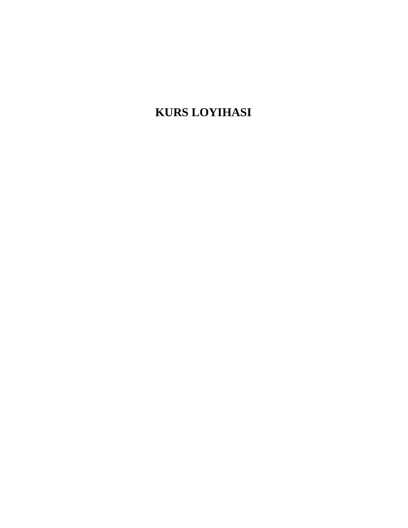 kurs loyha 1