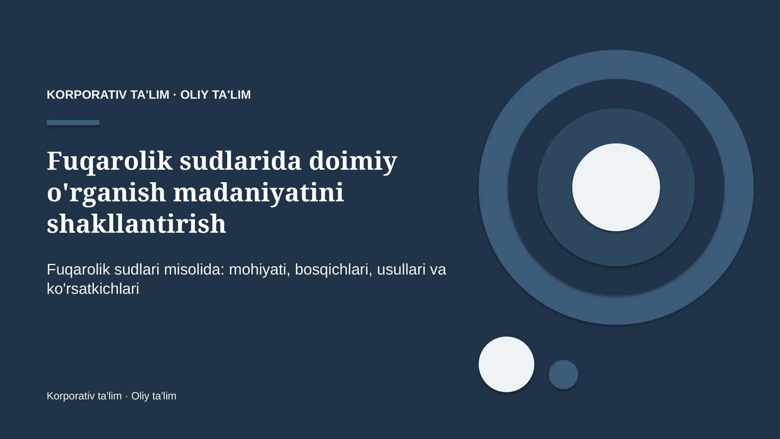 fuqarolik sudlarida doimiy o'rganish madaniyatini shakllantirish 7157 1