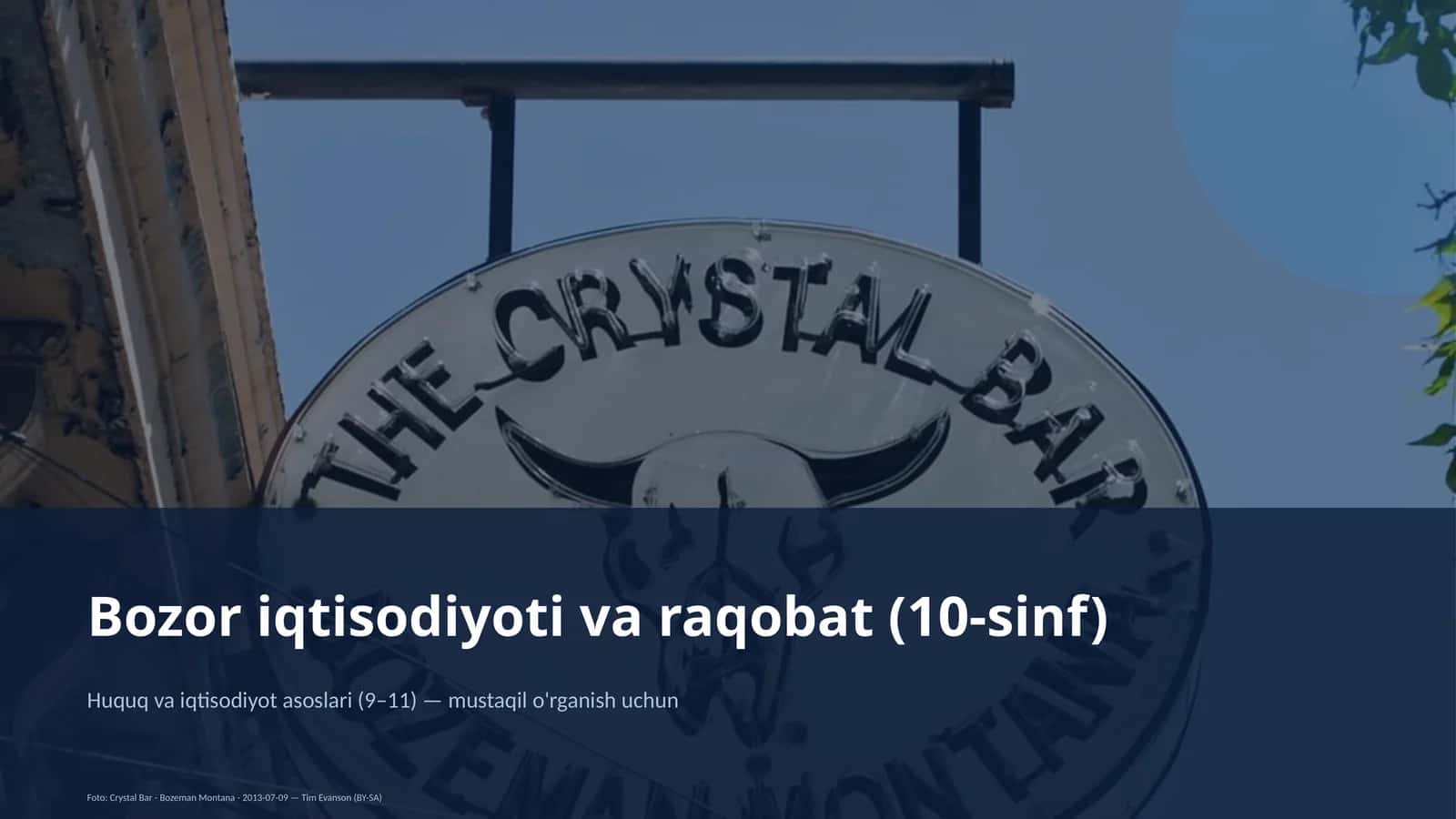 Huquq va iqtisodiyot asoslari (9–11) 1