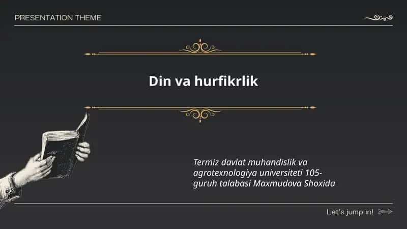 Din va hurfikrlik 1