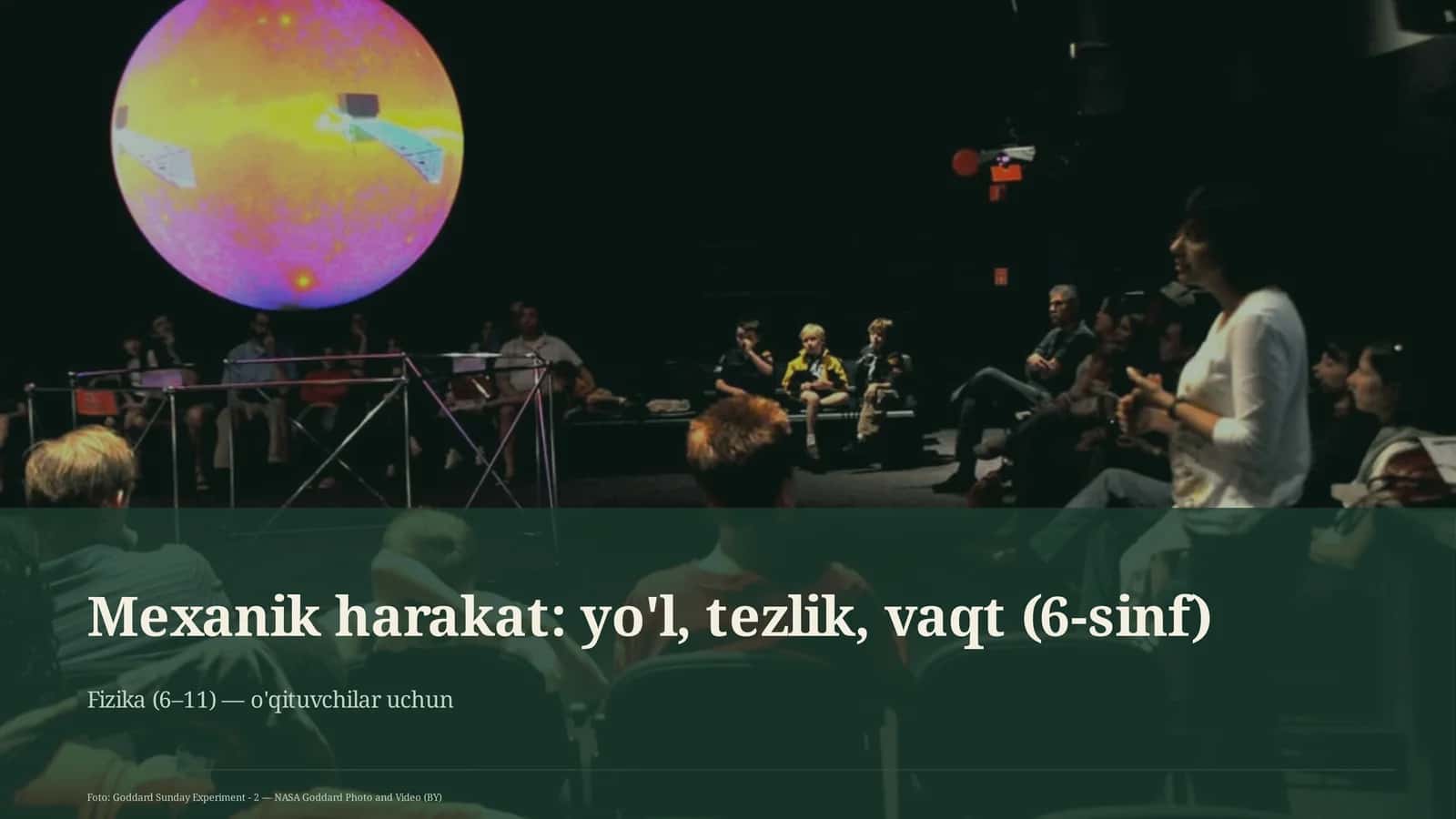 Mexanik harakat: yo'l, tezlik, vaqt (6-sinf) 1