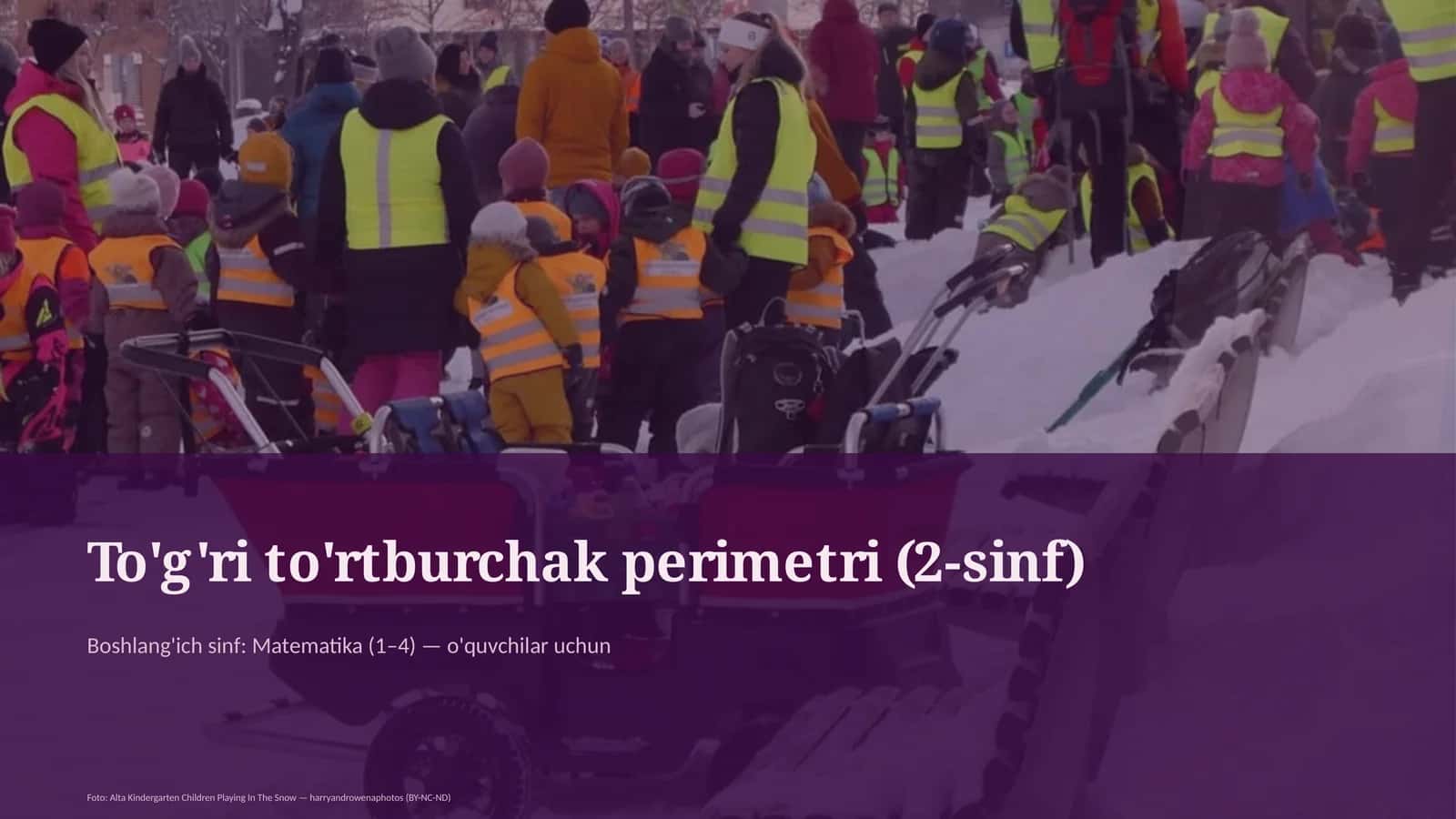 To'g'ri to'rtburchak perimetri (2-sinf) 1