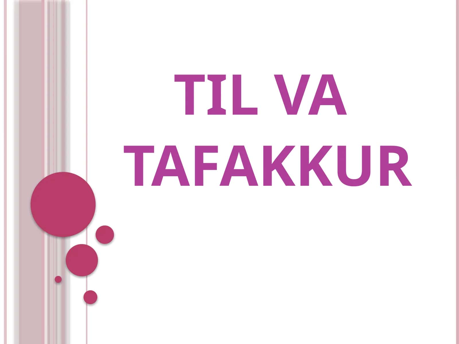 Til va Tafakkur 1