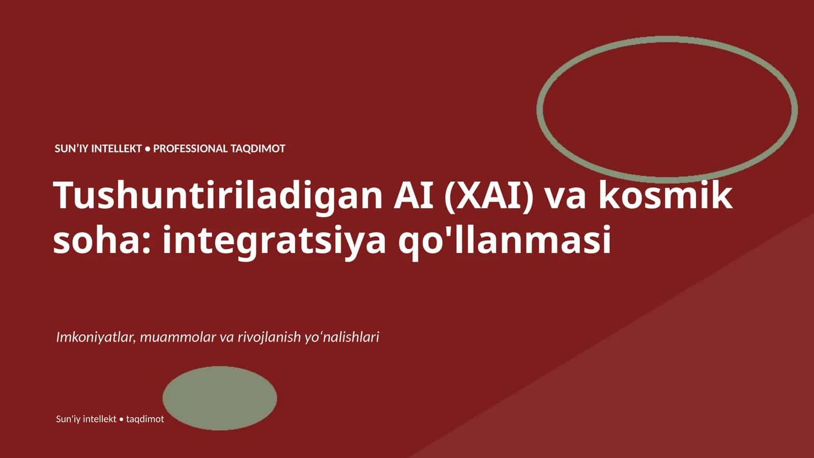 Tushuntiriladigan AI (XAI) va kosmik soha: integratsiya qo'llanmasi 1