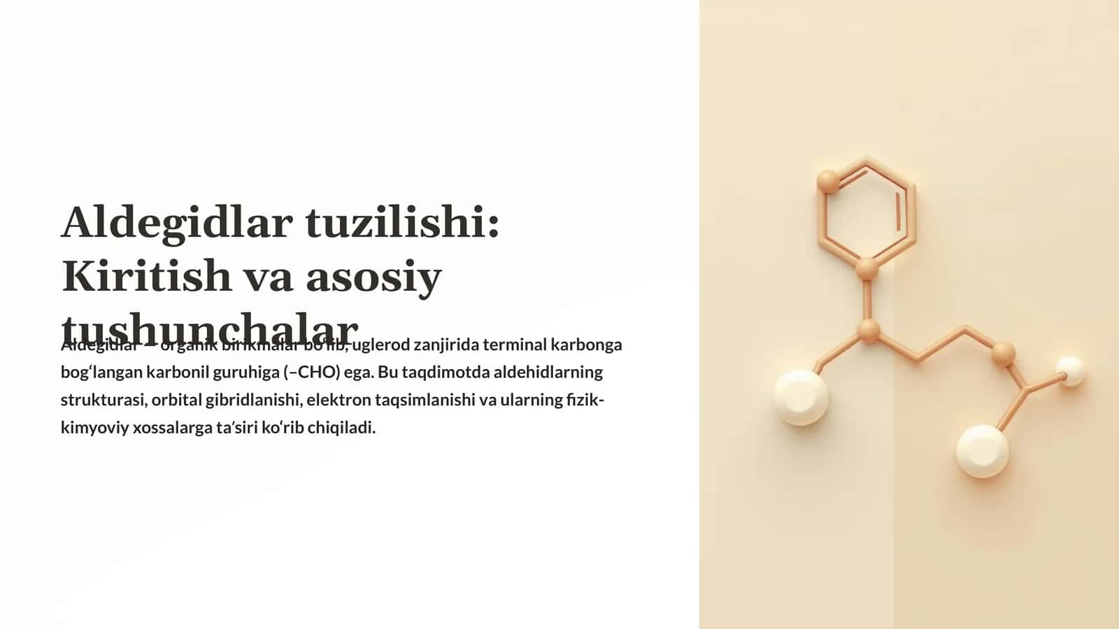 tibbiy kimyo "Aldegidlar" 1