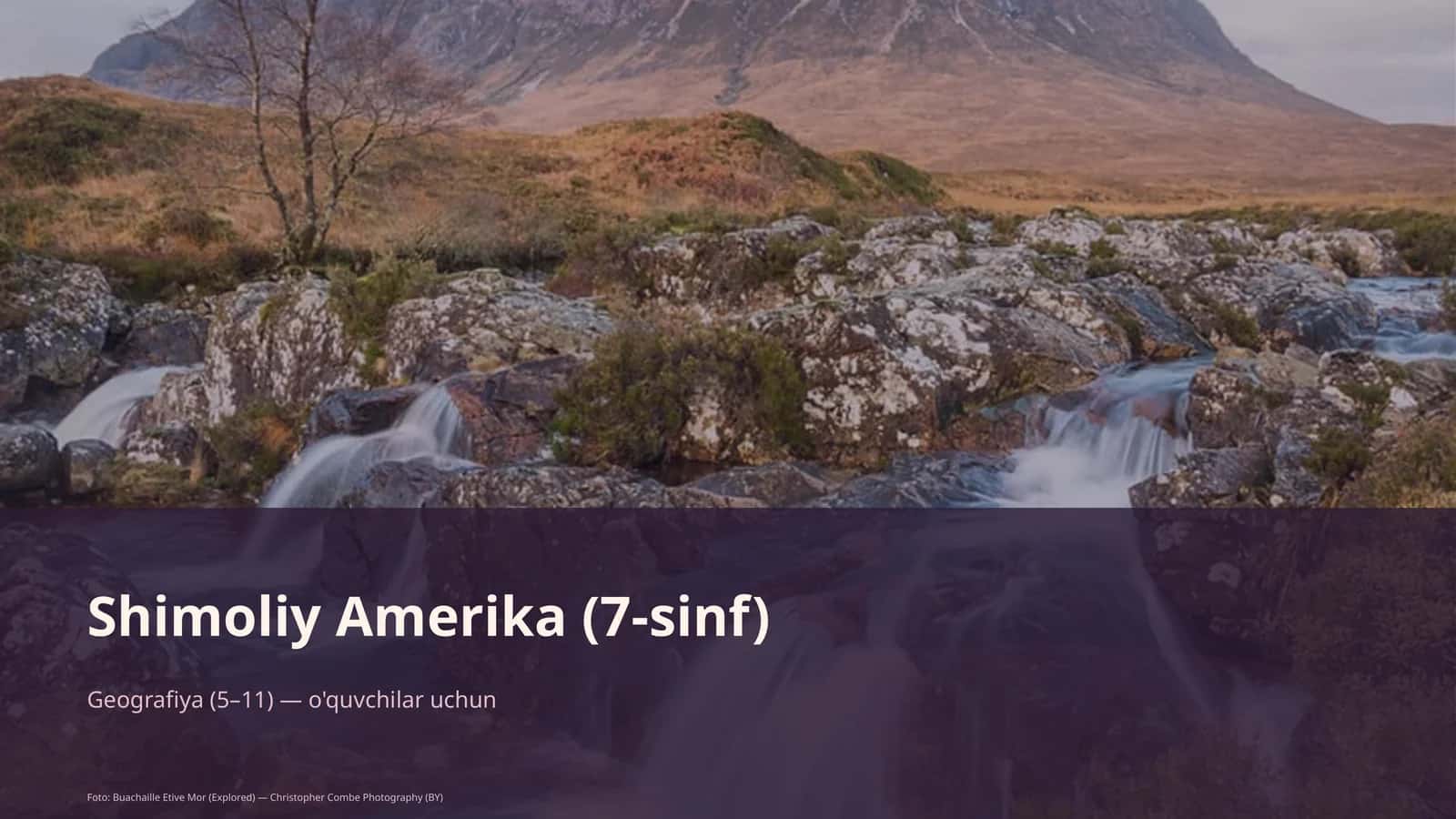 Shimoliy Amerika (7-sinf) 1