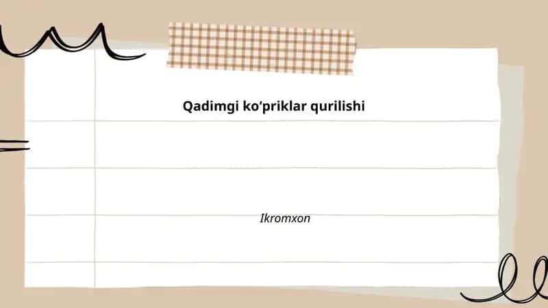 Qadimgi Rim ko‘priklari 1
