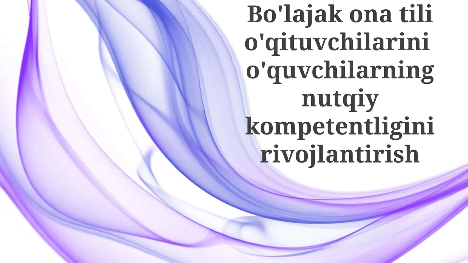 Nutq asoslari 1