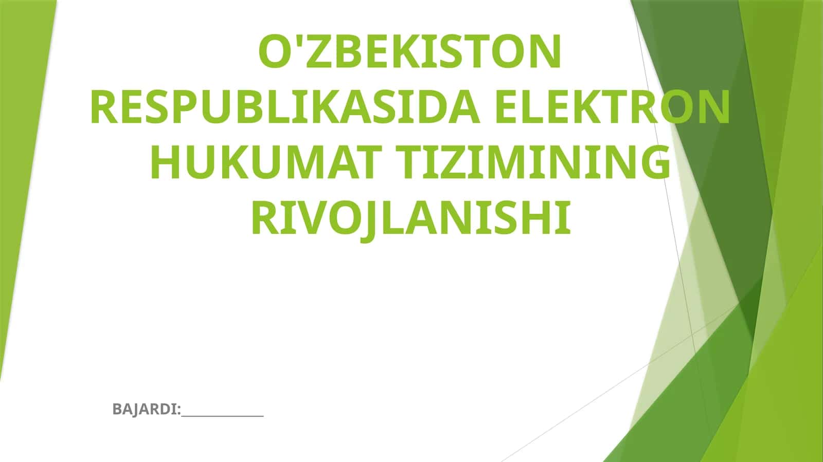 Elektron hukumat tushunchasi 1