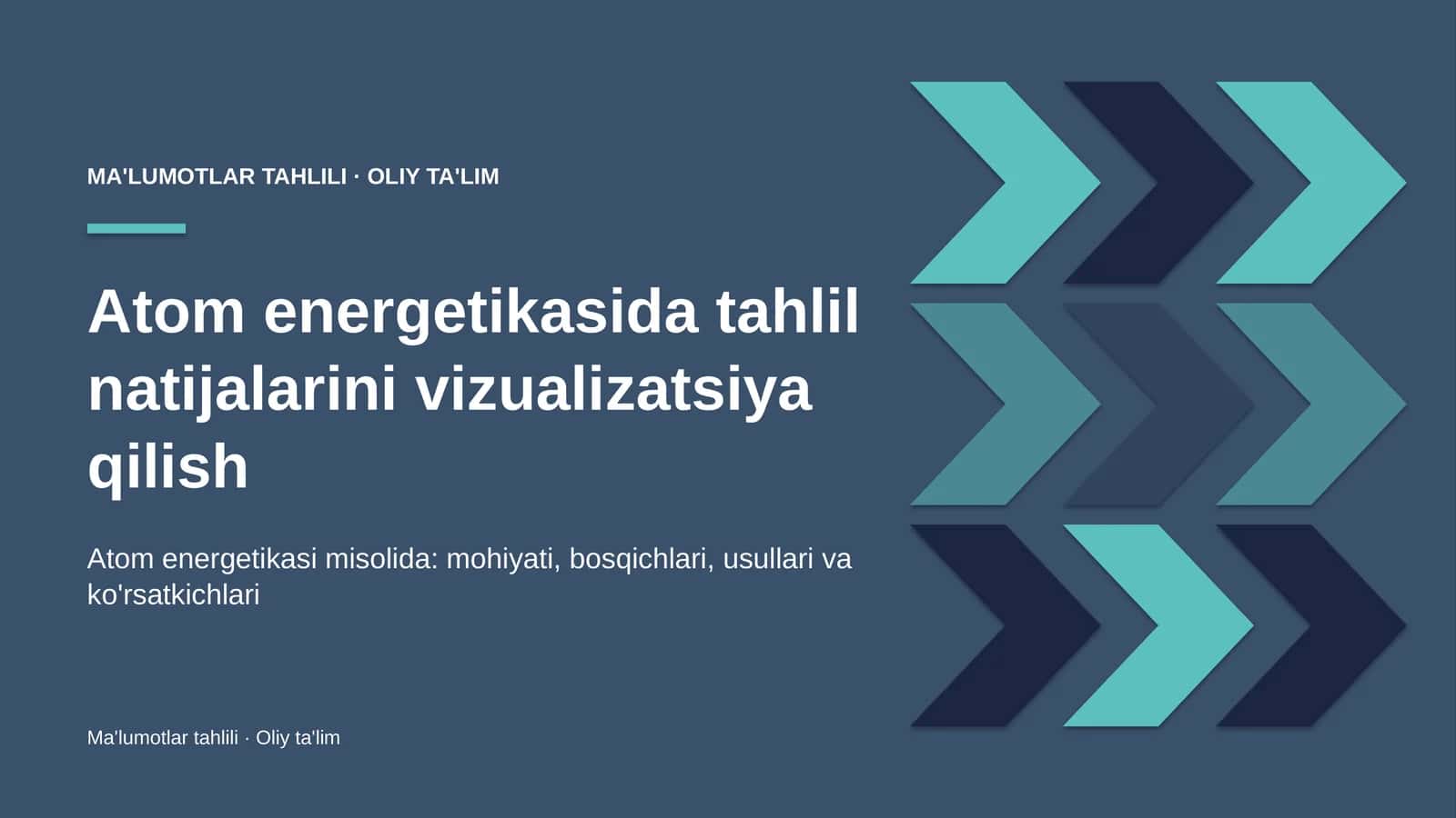 Atom energetikasi tahlil natijalari vizualizatsiya qilish 1