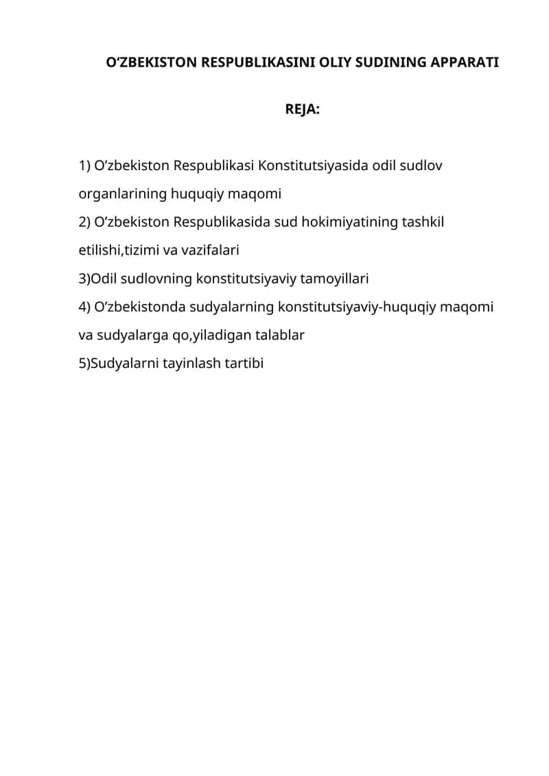 O`zbekiston Respublikasi Oliy Sudi 1
