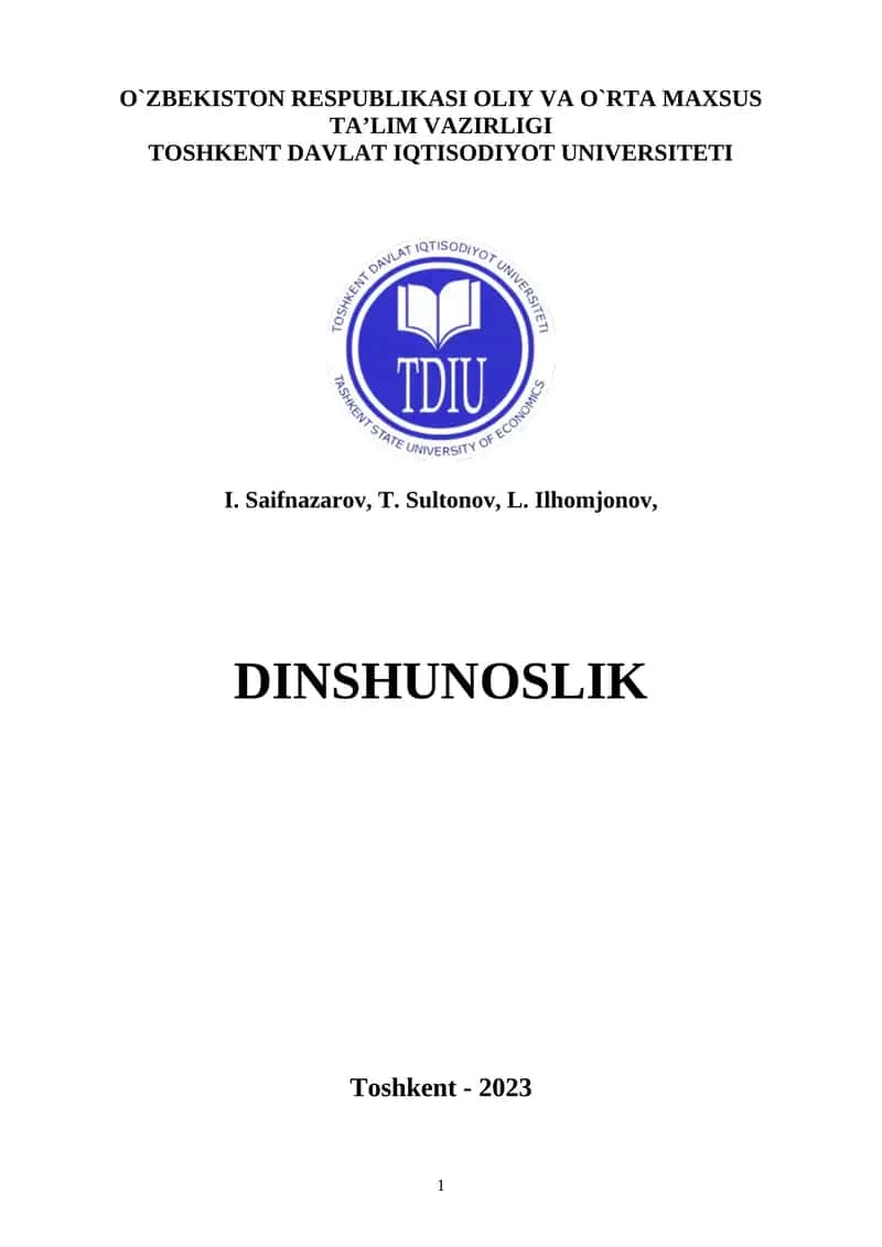 Dinshunoslik 1