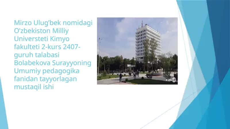 Maktab – pedagogik tizim sifatida 1