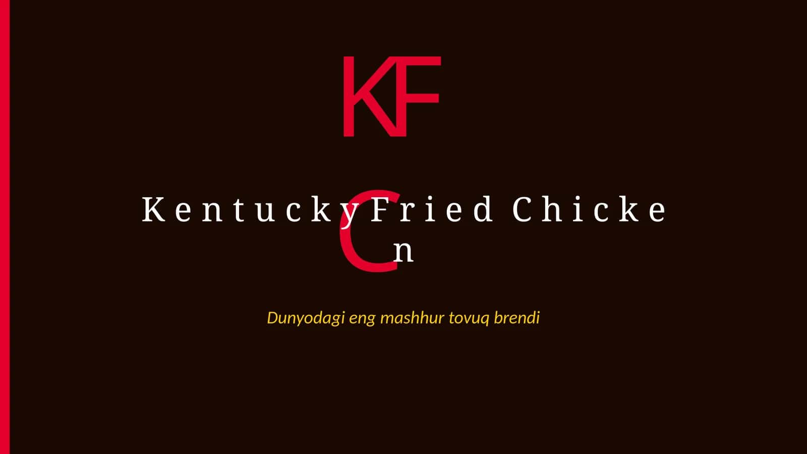 KFC Kentucky Fried Chicken 1