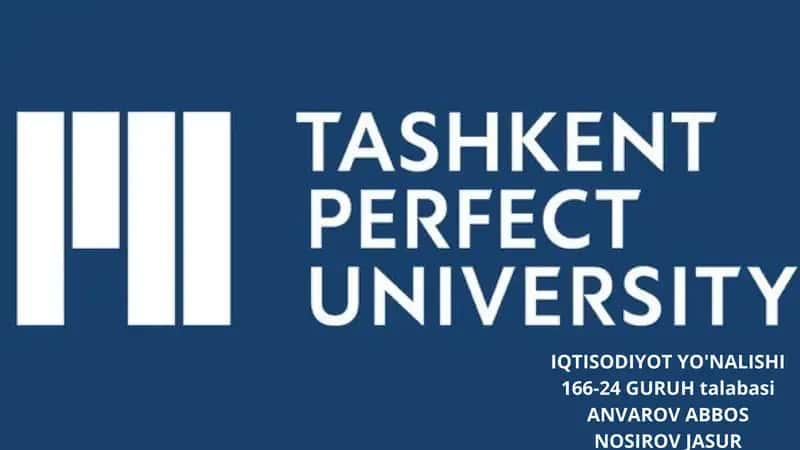 IQTISODIYOT YO'NALISHI 1