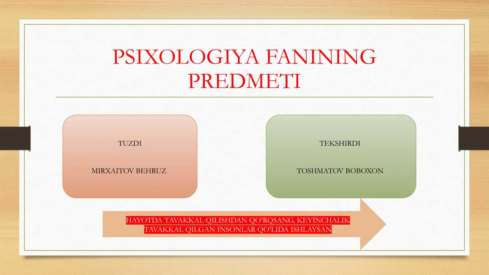 PSIXOLOGIYA FANINING PREDMETI 1