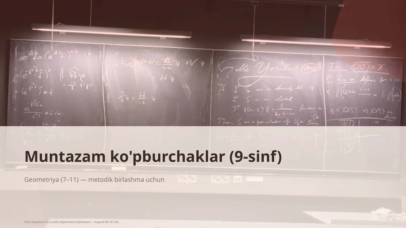 Muntazam ko'pburchaklar (9-sinf) 1