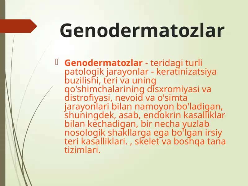 Genodermatozlar 1