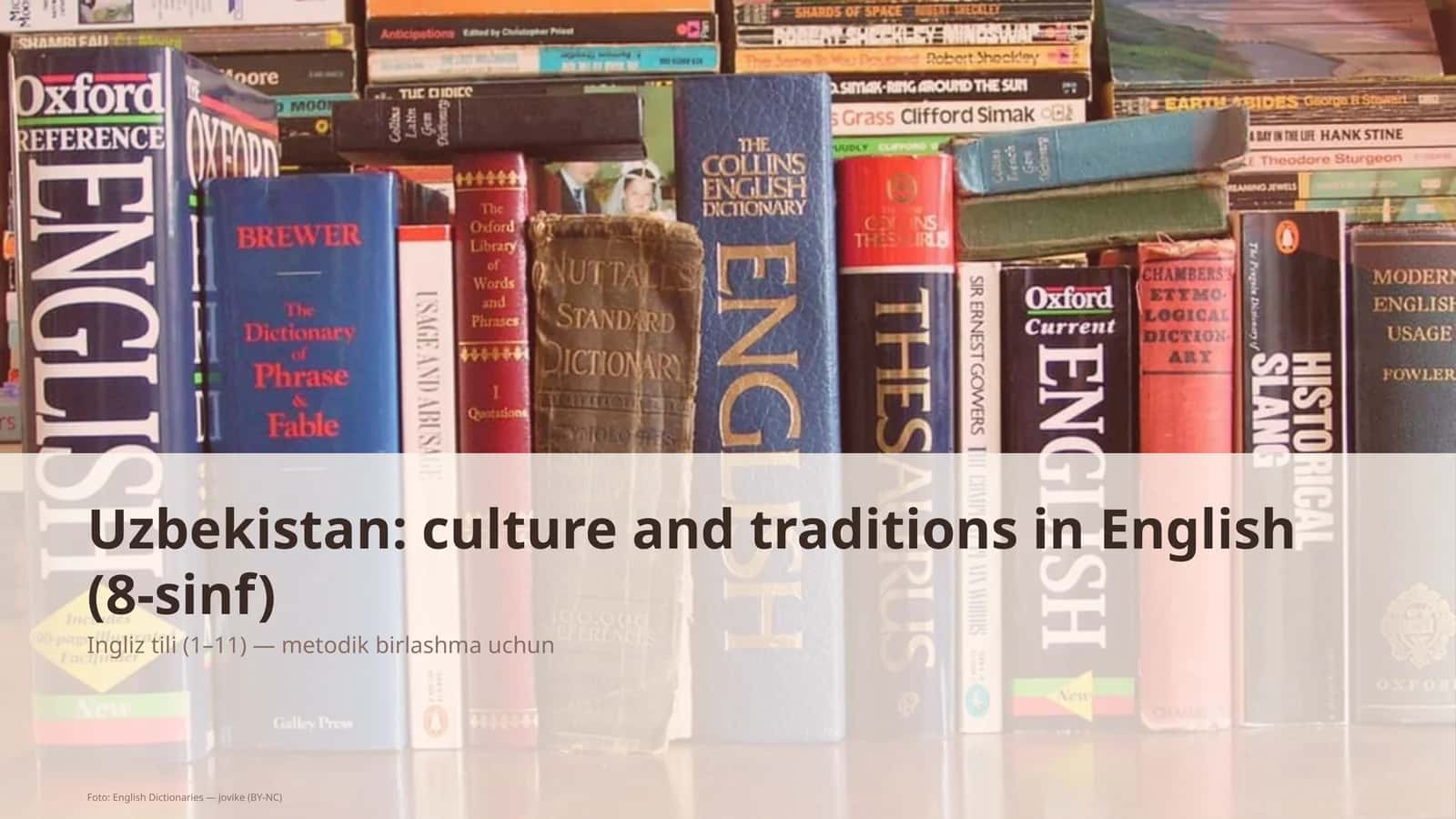 Uzbekistan: culture and traditions in English (8-sinf) 1