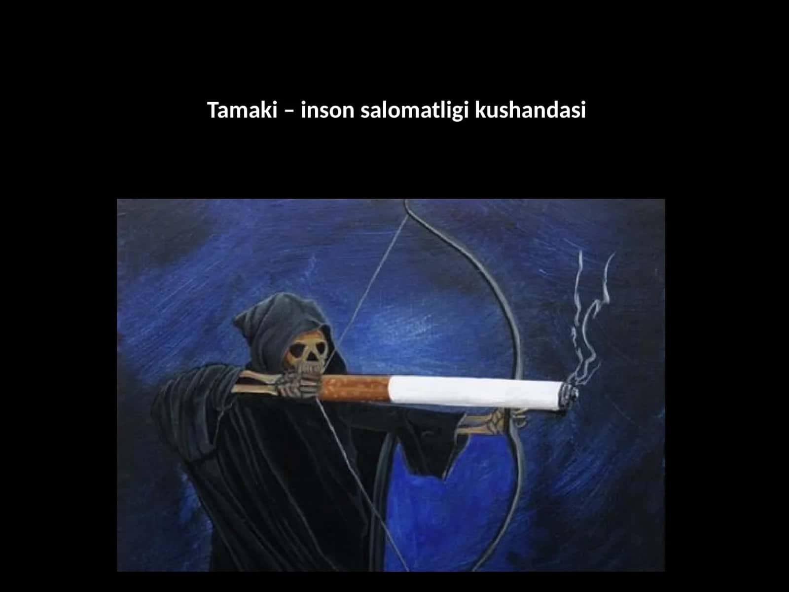 Tamaki - inson salomatligi kushandasi 1