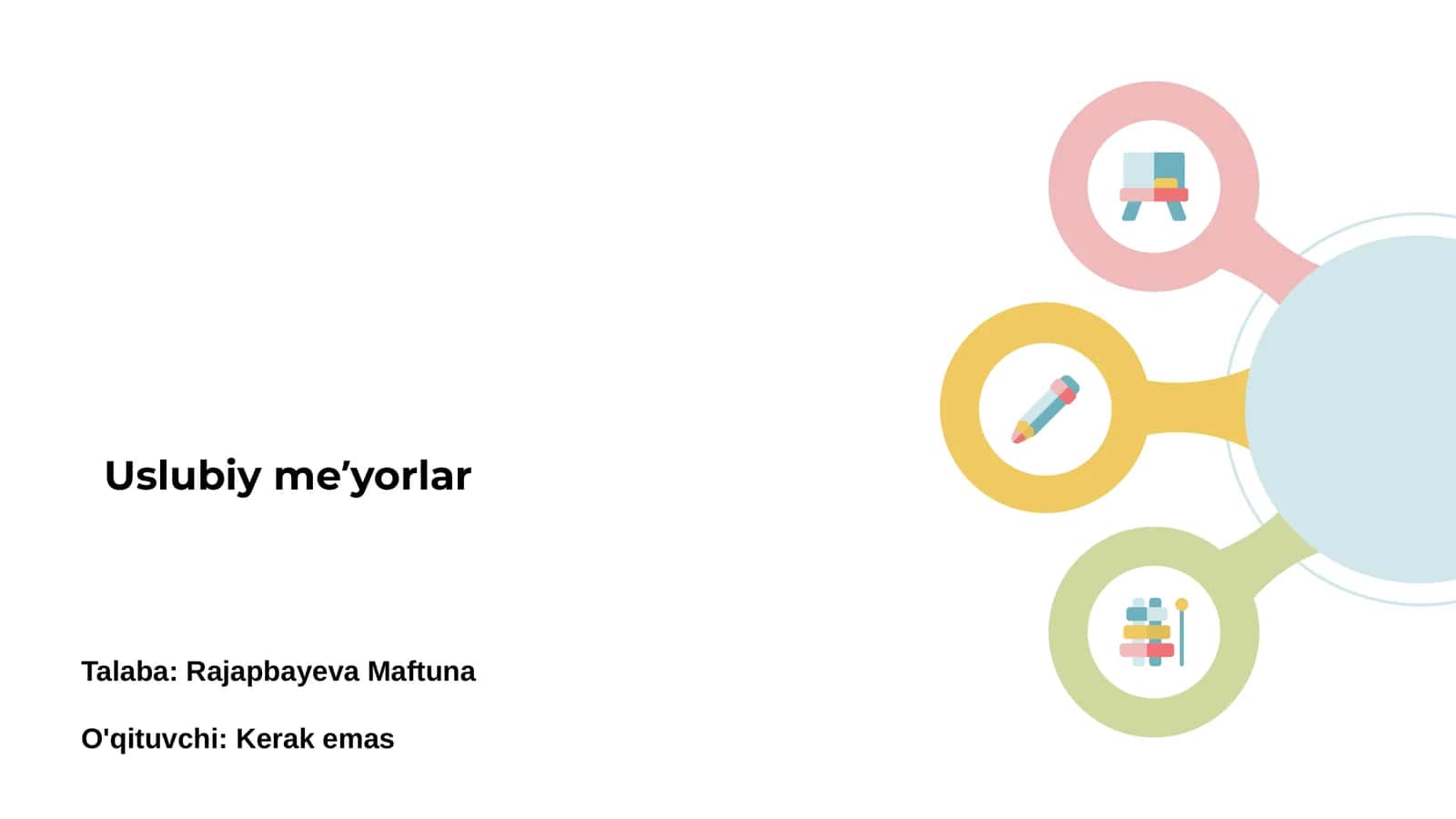 Uslubiy meʼyorlar 1
