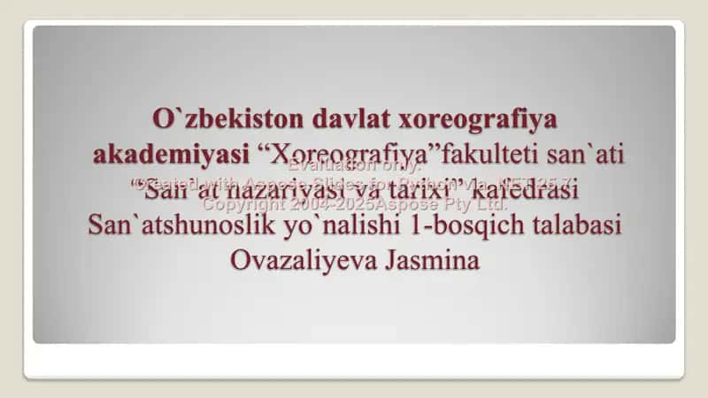 "Zolushka" baleti 1