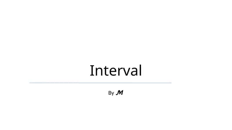 Interval 1