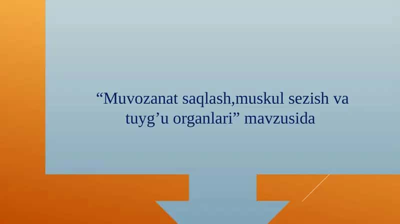 Eshitish organlarining tuzilishi, eshitish gigiyenasi 1
