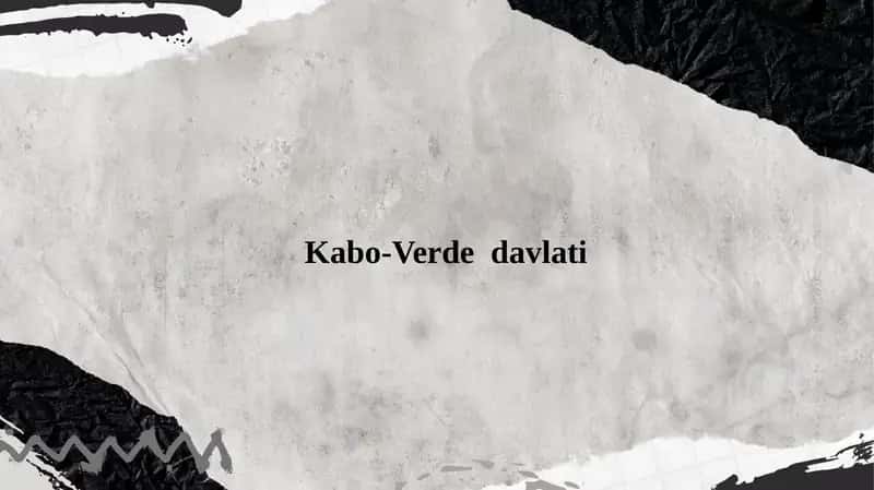 Kabo-Verde  davlati 1