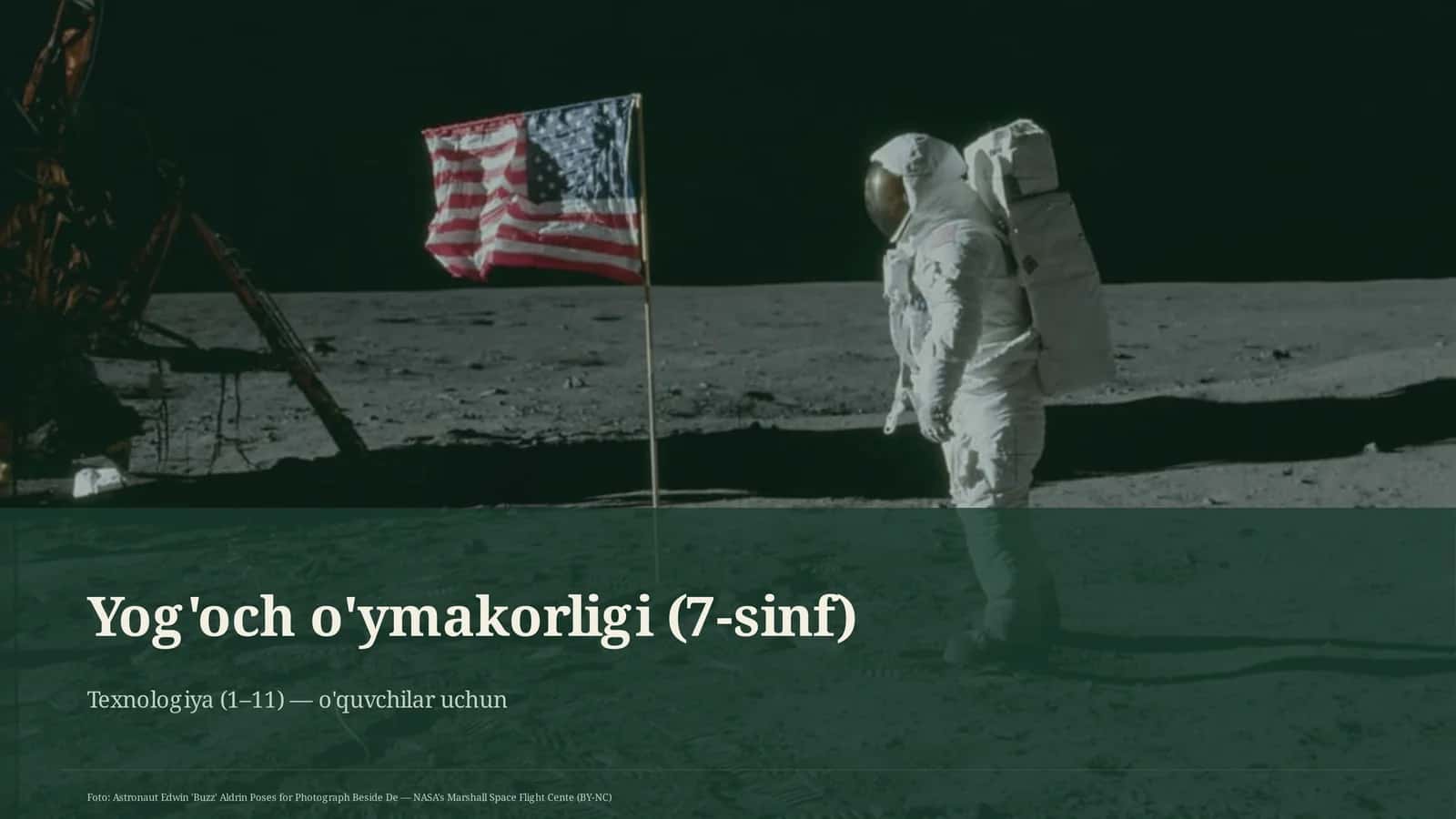 Yog'och o'ymakorligi (7-sinf) 1