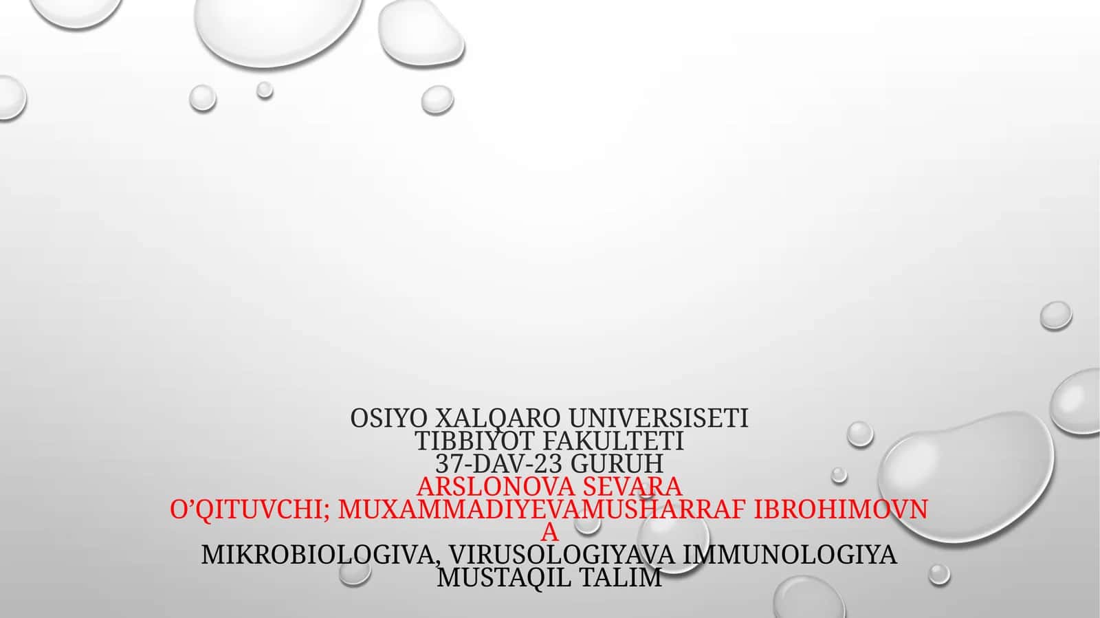 MAVZU: Immunopotolgiya, hozirgi zamon klassifikatsiyasi: tugʻma va orttirilgan immun tanqisligi haqida to'liq ma;lumot 1