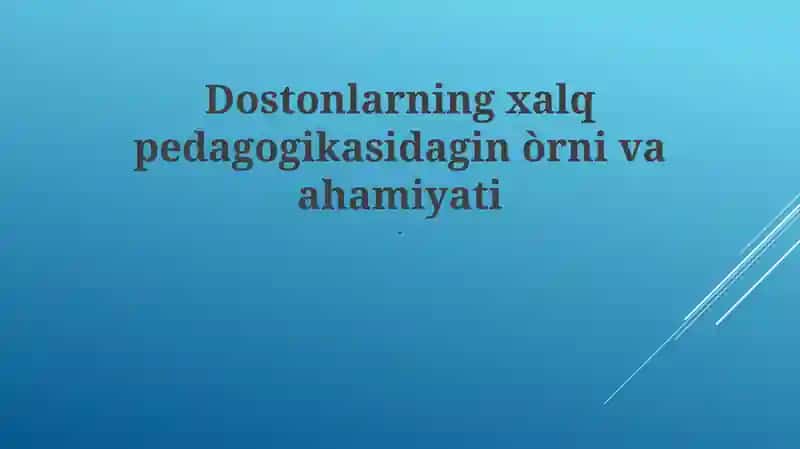 Xalq pedagogikasi 1