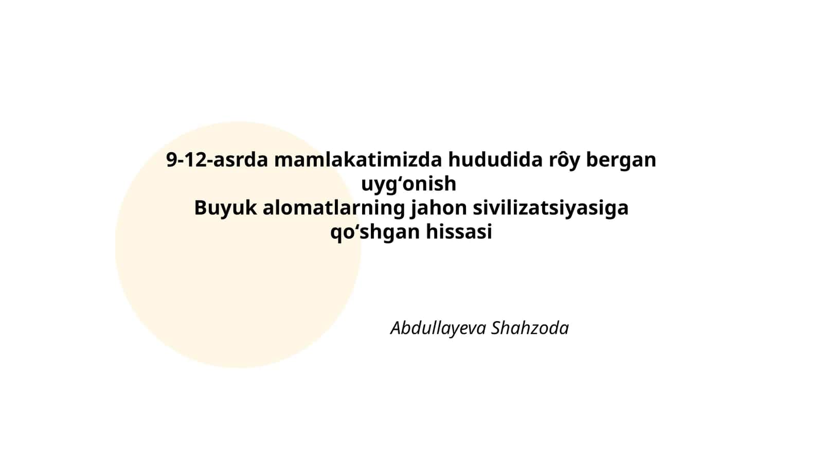 Uygʻonish davri va uning sabablari 1