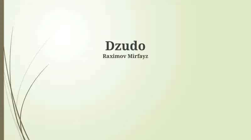 Judo texnikalari 1